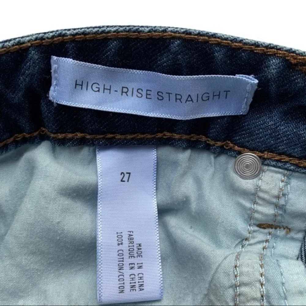 Leith High Rise Straight Leg Denim‎ Jeans Size 27